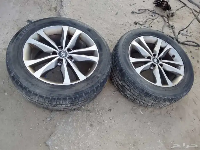 4جنوط هونداي سنتافي 2015 طقم كامل 0