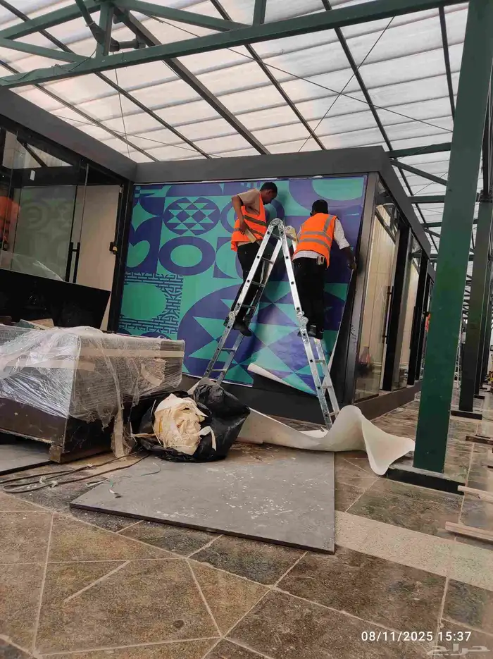 طباعة وتركيب واجهات إستكر كافة المقاسات 0