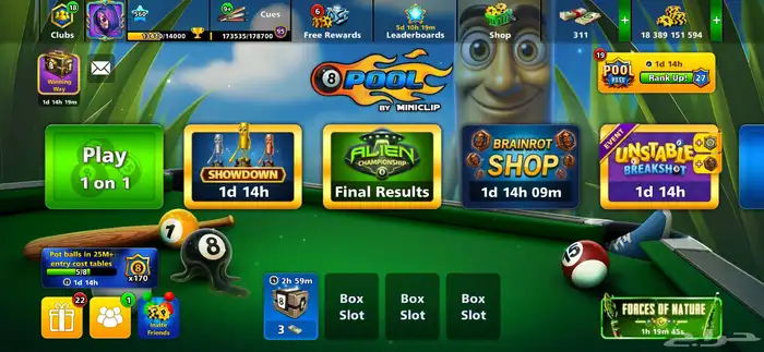 حساب بلياردو للبيع 0