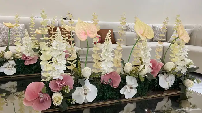 ورد طاولة استقبال 1