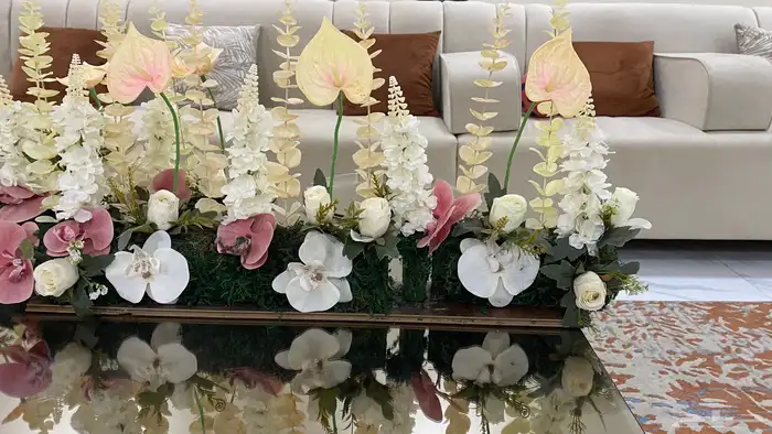 ورد طاولة استقبال 2