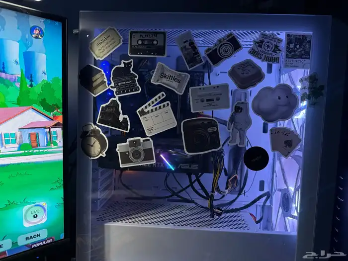 بي سي بيسي pc للبيع مع غراضه شاشه وماوس كيبورد 1