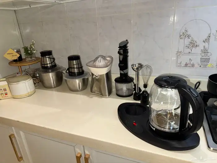 اجهزة كهربائيه صغير فرامة خضار محضرة طعام غلاية ماء عصارة 6