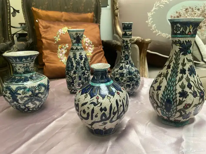 مزهريات خزفية إزنيقيةIznik ceramic vases 6