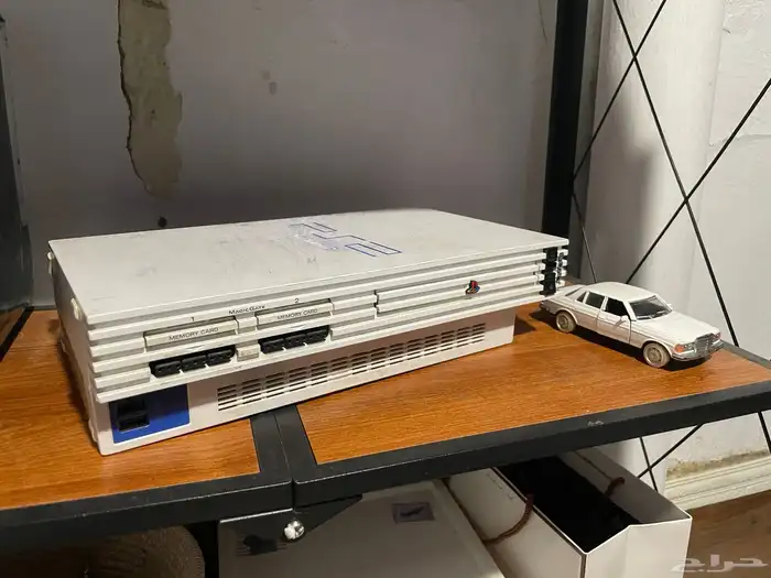 بلاي ستيشن 2 نسخة نادرة ابيض PS2 سوني بلاستيشن 2 0