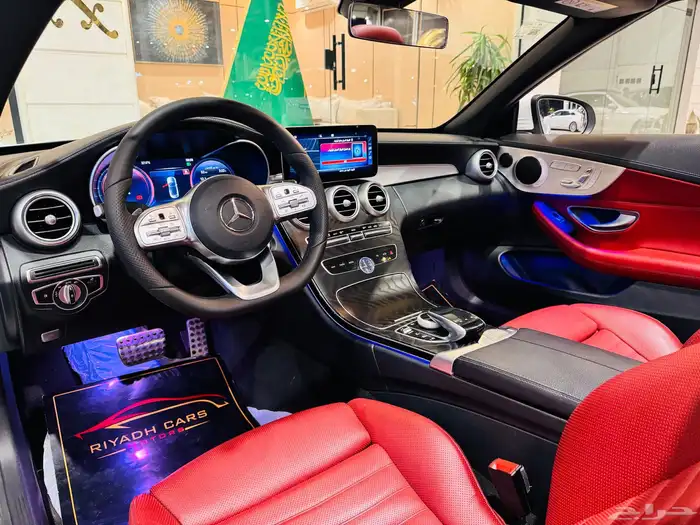 مرسيدس C200 كشف فل كامل نظيف جدا سعودي 6