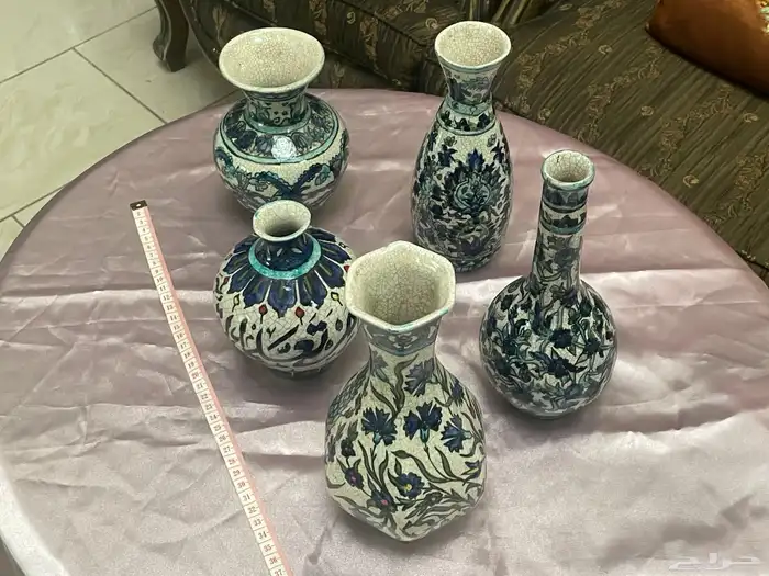 مزهريات خزفية إزنيقيةIznik ceramic vases 9