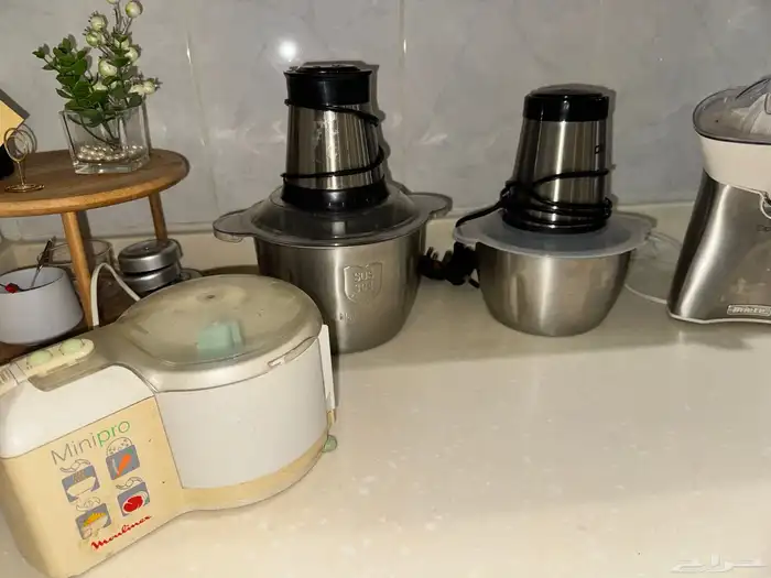 اجهزة كهربائيه صغير فرامة خضار محضرة طعام غلاية ماء عصارة 4