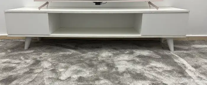 طاولة تلفزيون 160 cm نظيف اللون ابيض 1