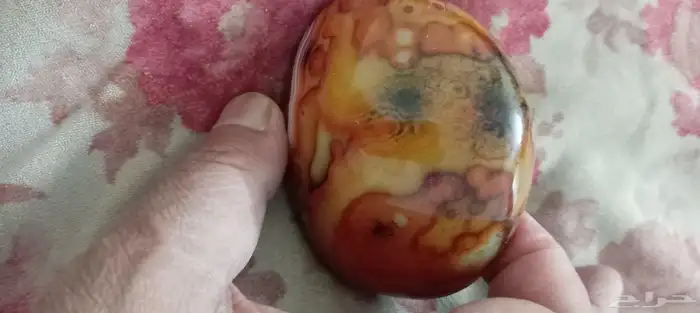 عقيق طبيعي لوحه فنيه واسم محمد 4