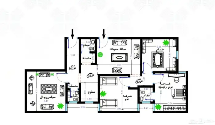 شقة تمليك4غرف في بطحاء قريش تحت التشطيب باقي عالإستلام 4اشهر 1