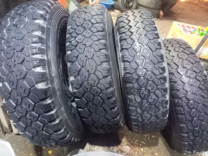 4 جنوط هلل 16 وكفرات ابو لبنه دنلوب نظيفه تاريخ 22 1