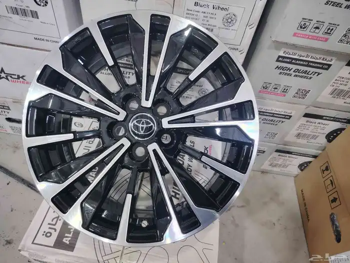 جنوط وكفرات تويوتا كورلا 2024 مقاس 16 درجة أولى 3