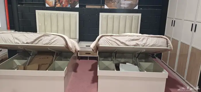 غرف نوم شباب سريرين غرف نوم شبابي سرير واحد جديده في الكرتون 7