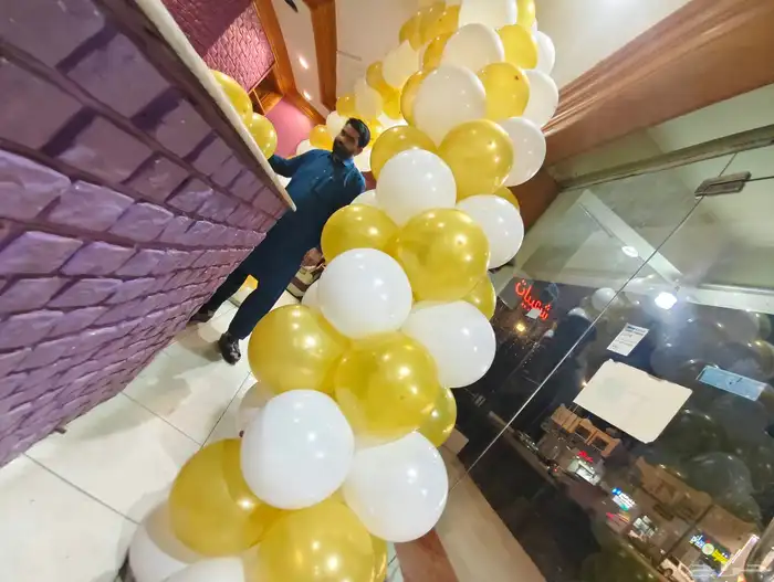 افتتاح محلات تجارية ستتيج اوقواس بالونات اقواس راقصه اضاءة ل 1