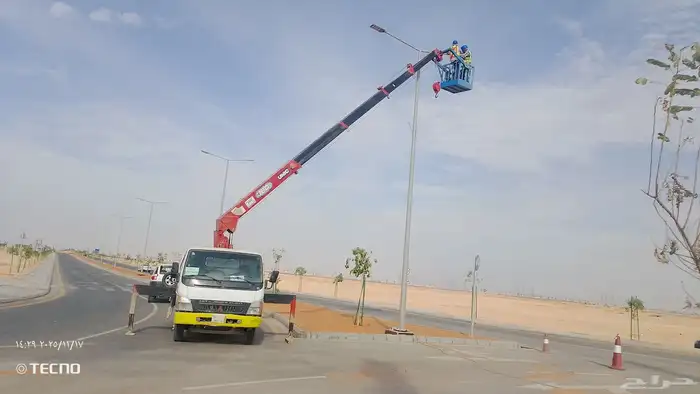 رافعه ونش و كرين سبعة وسطحه ثلاثه طن ايجار يوميات مشاوير 1