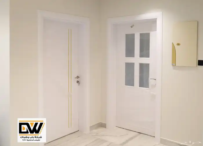 أبواب WPC الداخلية شركة باب وشباك للأبواب الداخلية 0