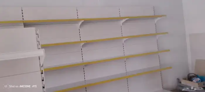رفوف سوبر ماركت بقالة ومستودعات 0