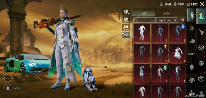 حساب ببجي للبيع لفل 88 3