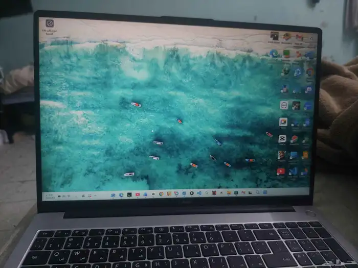 لابتوب هواوي ميت بوك دي 16(نظيف جدا جدا) وللامانه 3