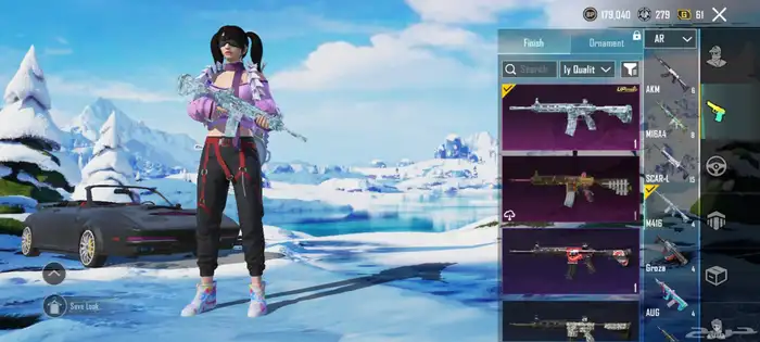 حساب ببجي امفور ثلجي 10