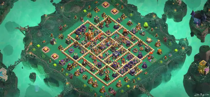 حساب كلاش اوف كلانس تاون 16 0