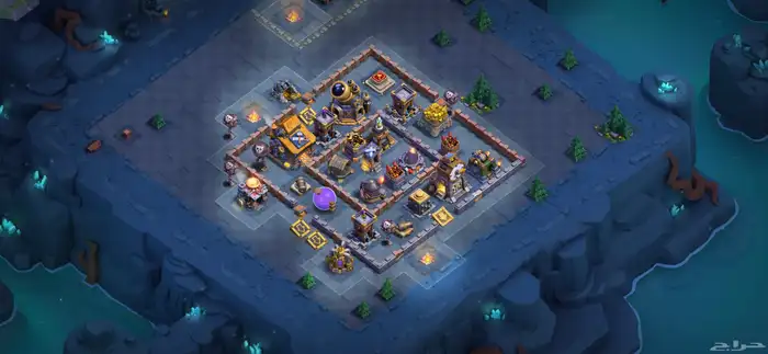 حساب كلاش اوف كلانس تاون 16 9