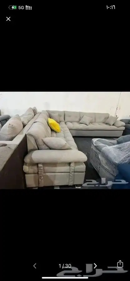 كنب جديد جاهز حرف ال و7نفر 32