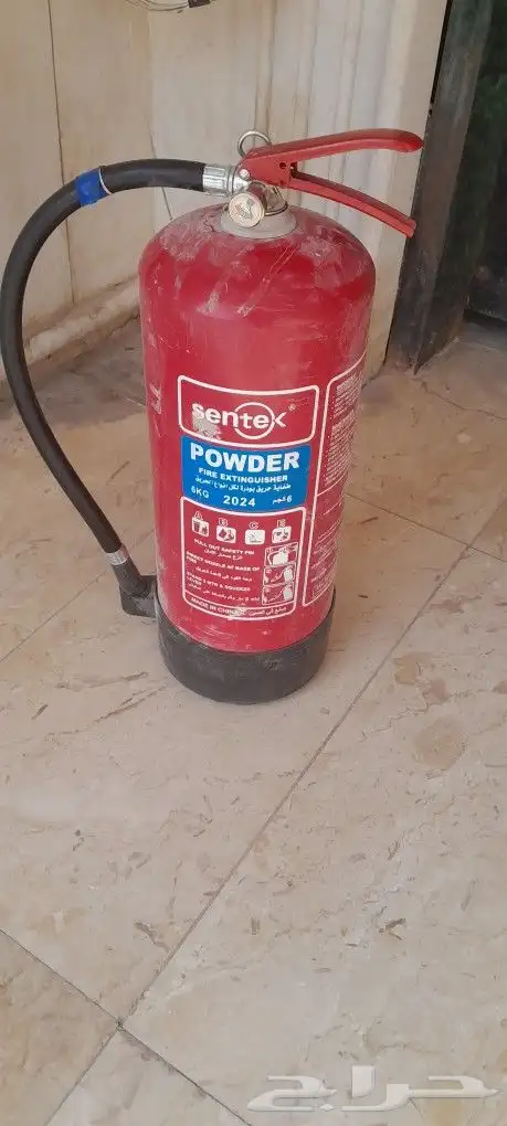 طفاية حريق شبه جديدة 6كيلو 2024 0