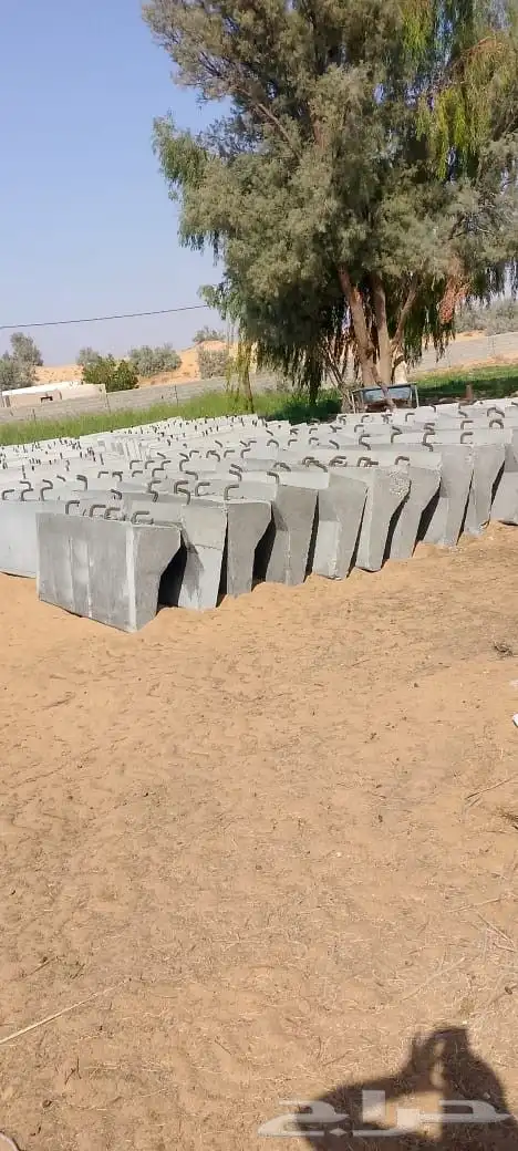 حواجز خرسانية نيوجرسي وجه واحد 2.44 مواصفات وزارة النقل والأ 8