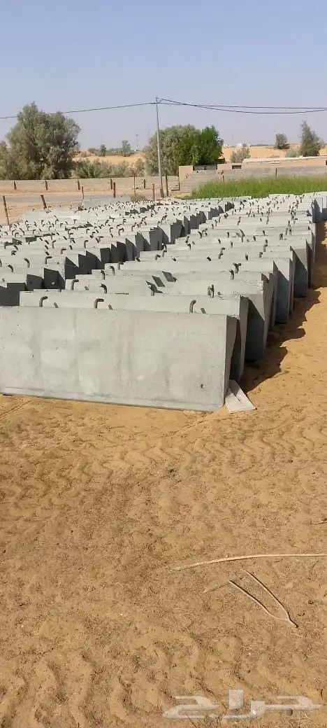 حواجز خرسانية نيوجرسي وجه واحد 2.44 مواصفات وزارة النقل والأ 9