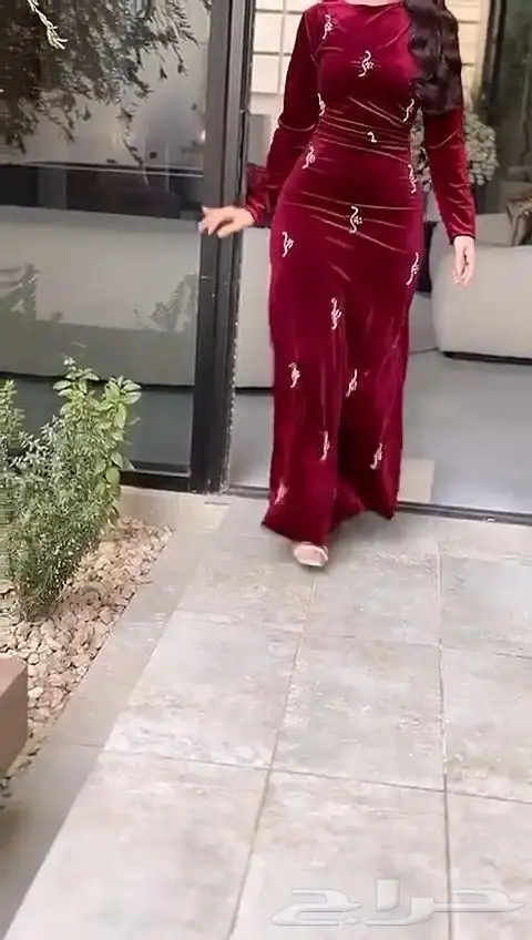 فستان مناسبات شتوي وصيفي نشحن لكافه مدن المملكة 46