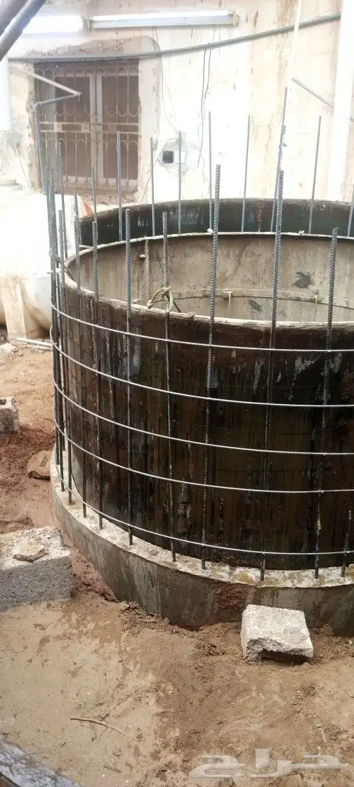 حفار خزان الميا  و بيار  شغل 0