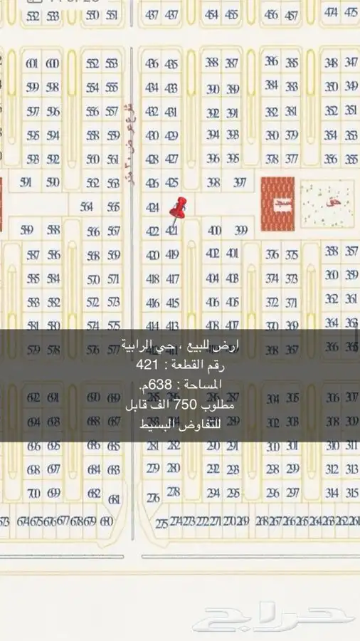 اراضي للبيع حي الرابية 1