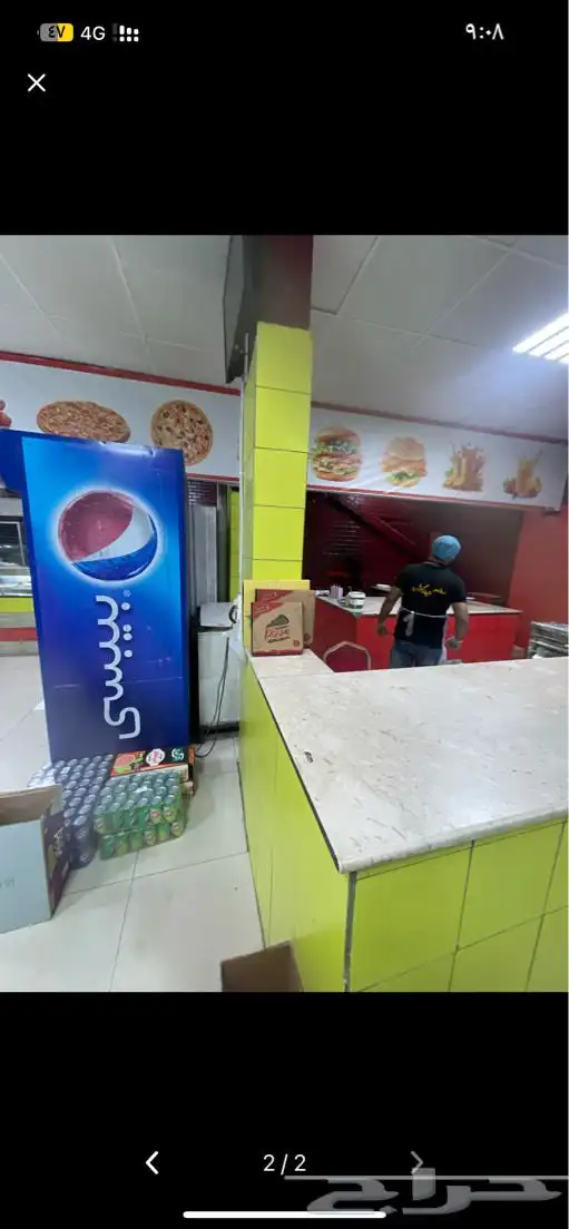 مطعم للبيع يتكون من 6 فتحات موقعه ممتاز وفيه 6 عمال 1