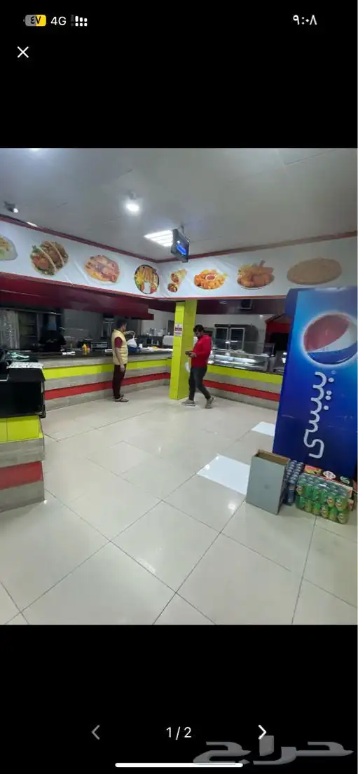 مطعم للبيع يتكون من 6 فتحات موقعه ممتاز وفيه 6 عمال 0