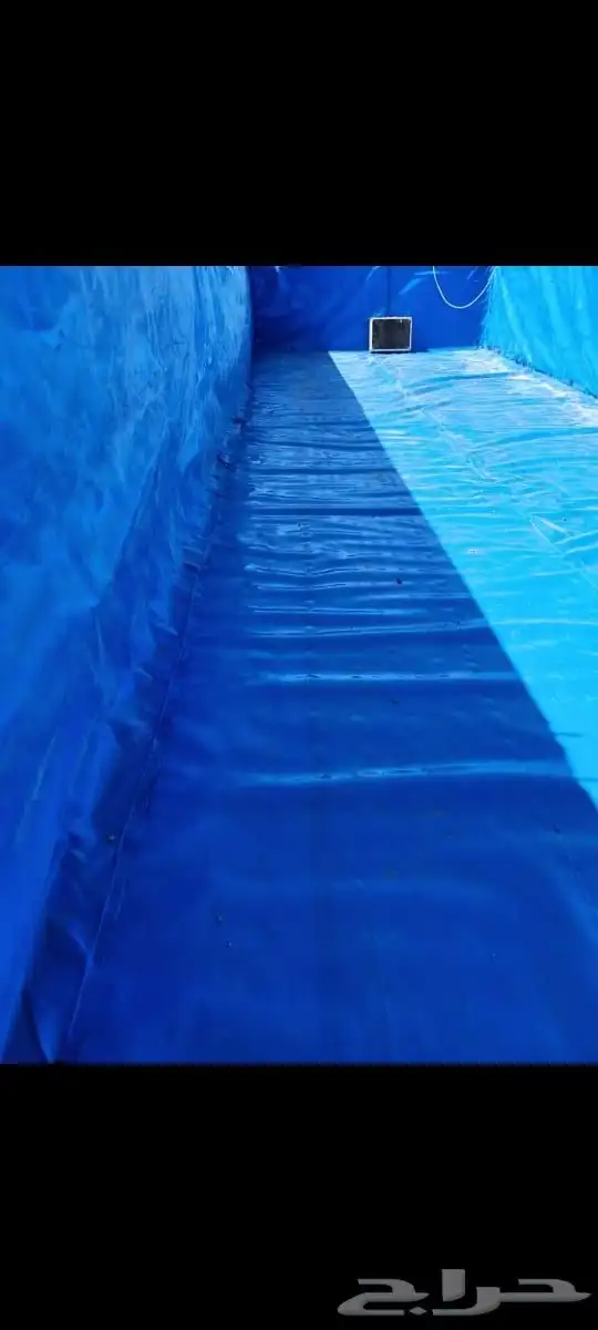 برك مياة تجمع اشرعه بلستيك بي في سي برك اسماك لزراعه 0