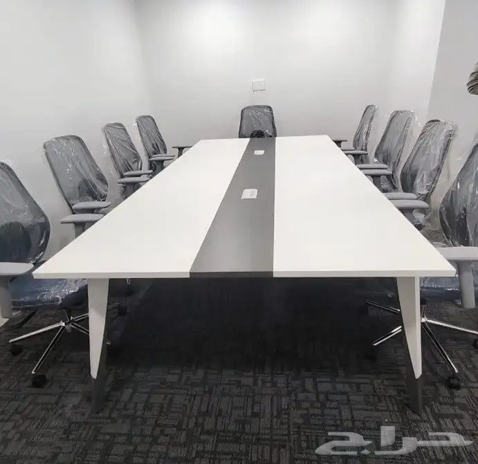 طاولة اجتماع طاولة محاضرات كراسي جلد كراسي شبك كل مقاسات 3