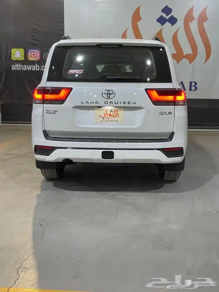 لاندكروزر جي اكس ار بنزين رقم 2 سعودي2025 بطاقة جمركية 6