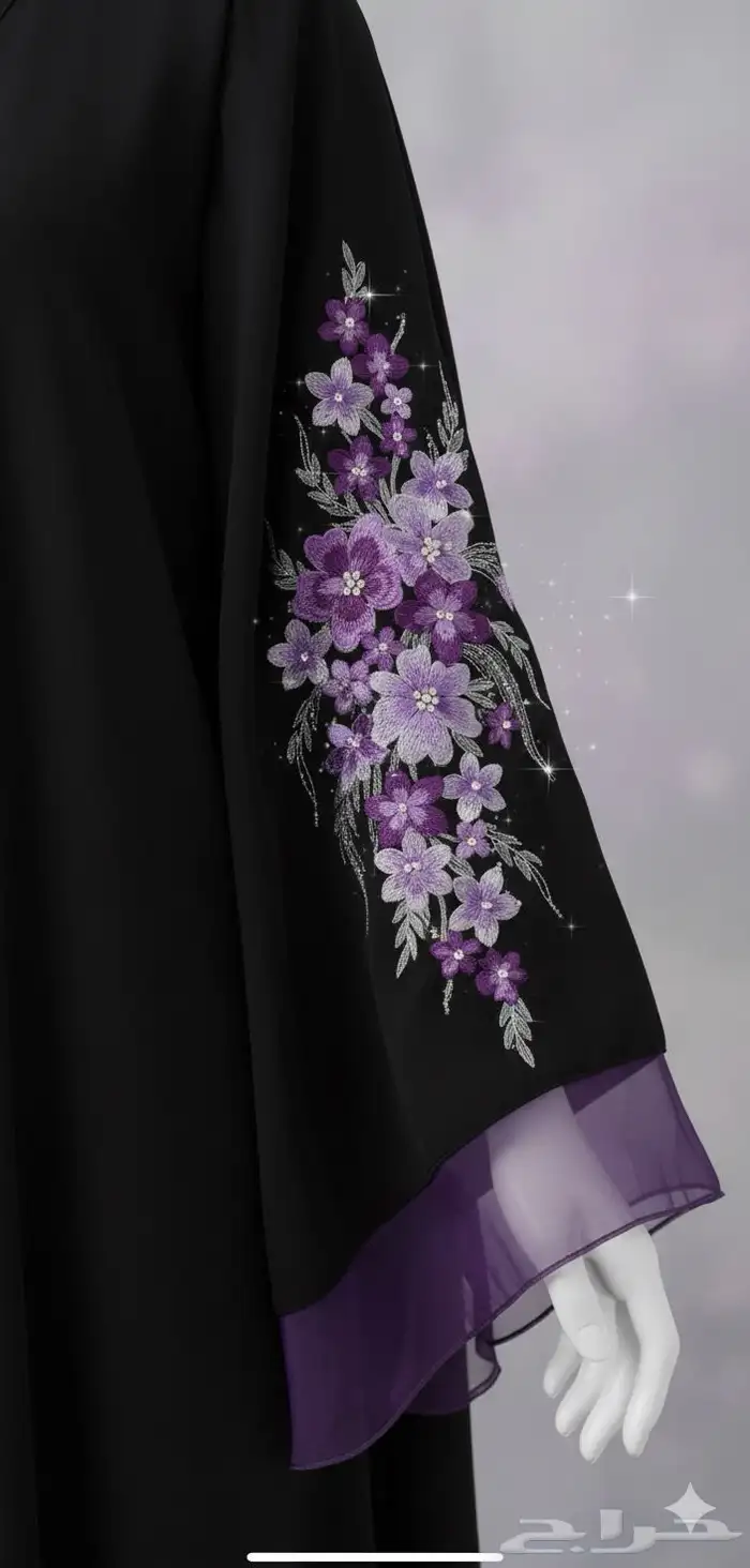 مصممه عبايات ابيع تصميمات فاخره جديده 2