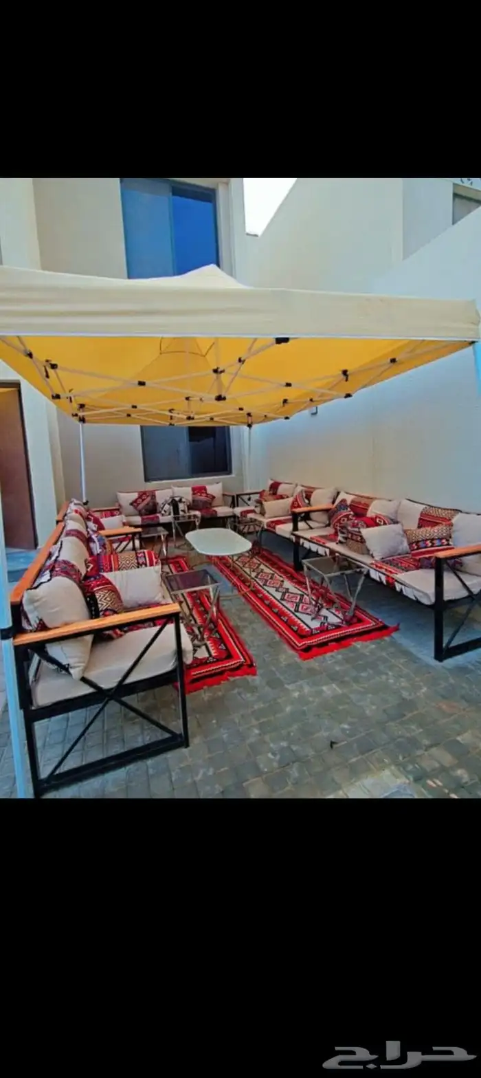 تأجير جلسات شعبية خيام كنب زل دفايات سماعات 5