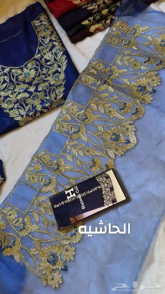 كشميري متروس كرستال شغل بادله مع الحاشي 2