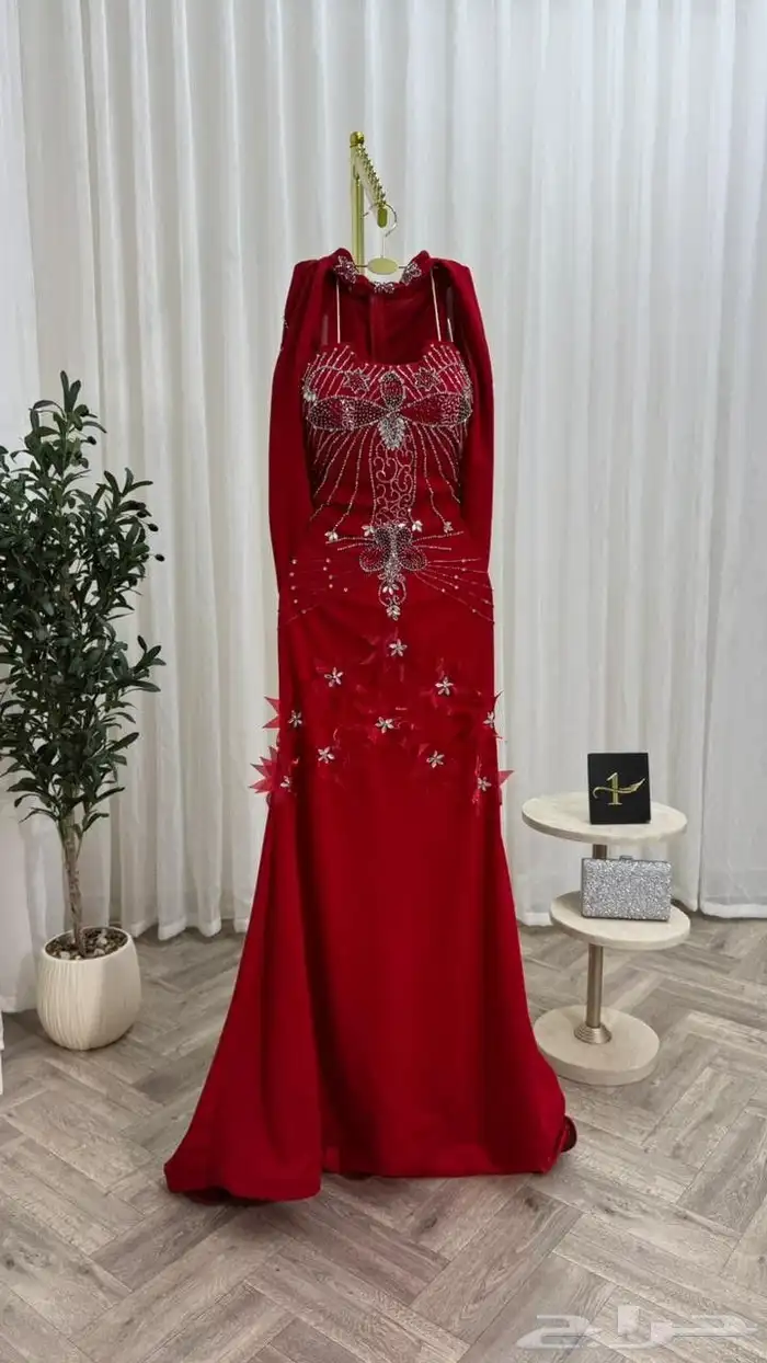 فستان مناسبات شتوي وصيفي نشحن لكافه مدن المملكة 4