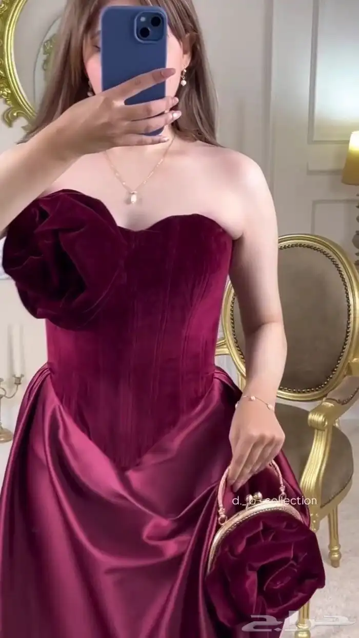 فستان مناسبات شتوي وصيفي نشحن لكافه مدن المملكة 31