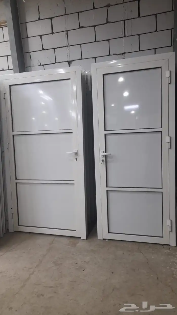 ابواب ألمنيوم للبيع العدد 16 بالمقاسات المعروضه 3
