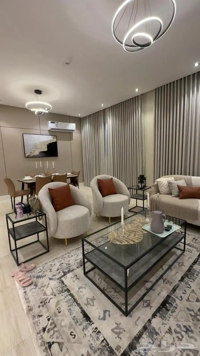 شقة مودرن 3 غرف نوم فندقيه شهري سنوي 1