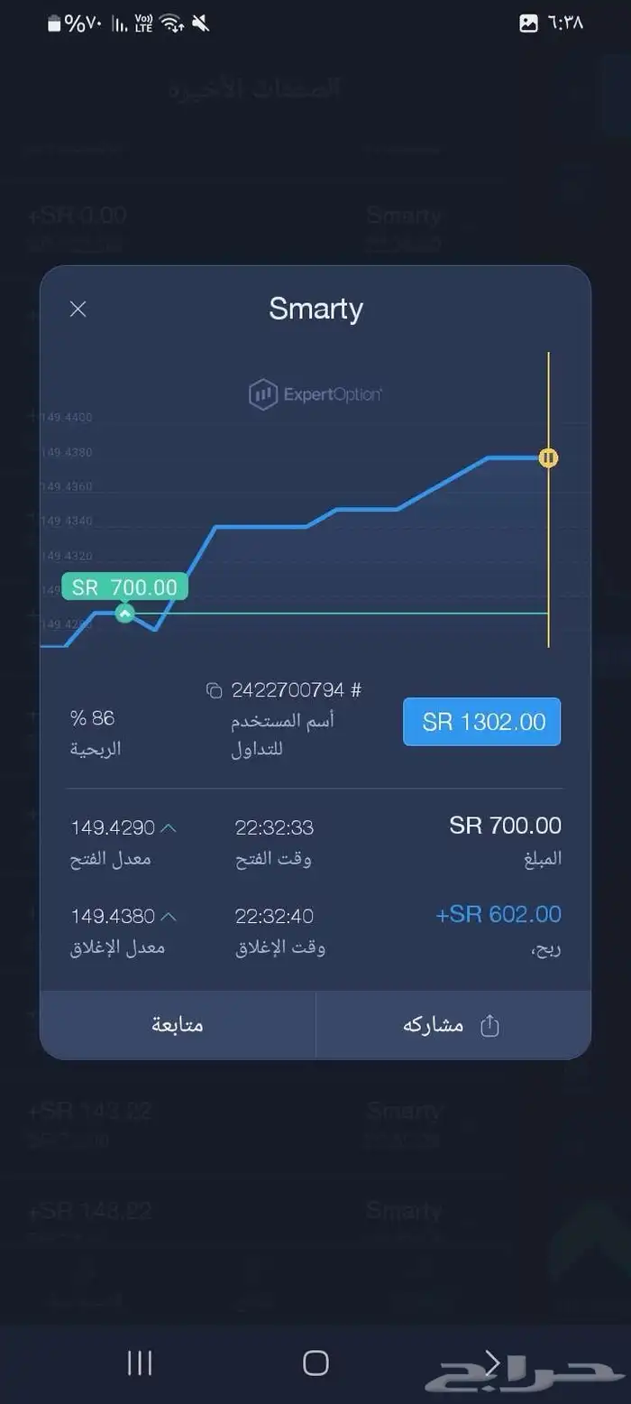 تداول اوبشن 1