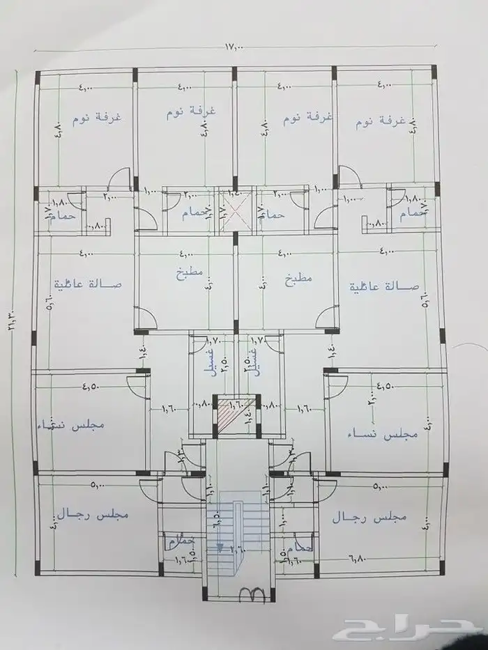 مخططات دقيقة  (As-Built)   كشف اعمدة 2