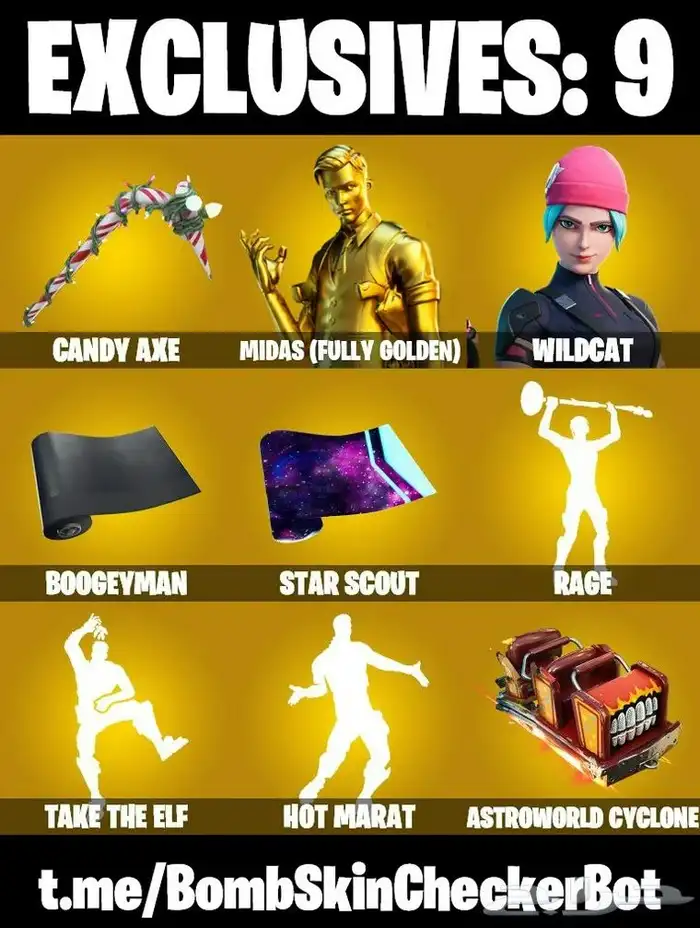 توفير مجموعة حسابات فورت نايت عشوائية 22