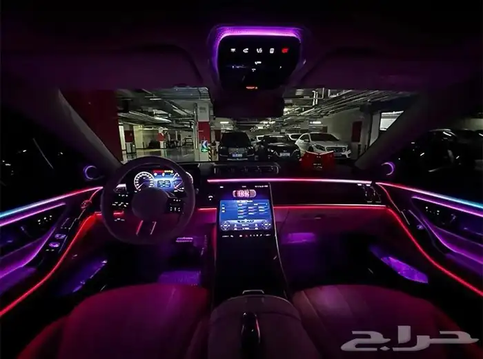 كيت برابوس مرسيدس الجوهرة W223 ليد تفاعلي بيانو بلاك 7